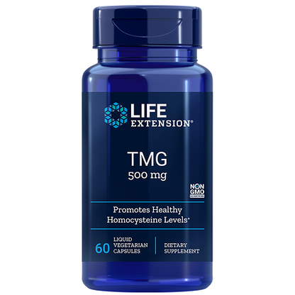Life Extension TMG, 500mg - 60 liquid vcaps