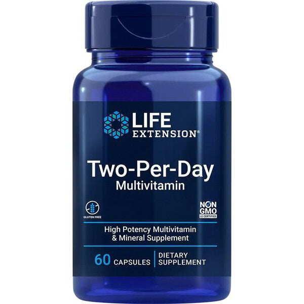 Life Extension Two-Per-Day, Multivitamin - 60 caps