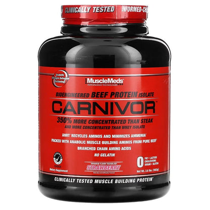 MuscleMeds Carnivor, Strawberry - 1652g