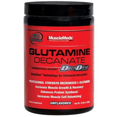 MuscleMeds Glutamine Decanate, Unflavored - 300g