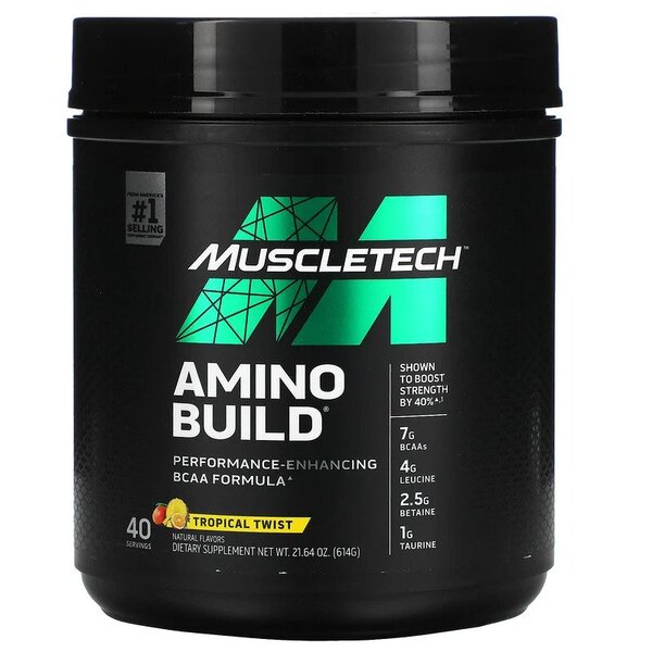 MuscleTech Amino Build, Tropical Twist (EAN 631656715804) - 614g