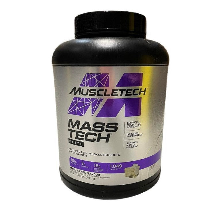 MuscleTech Mass-Tech Elite, Vanilla Cake - 3180g