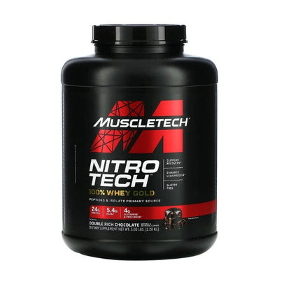 MuscleTech Nitro-Tech 100% Whey Gold, Double Rich Chocolate (EAN 631656710496) - 2280g