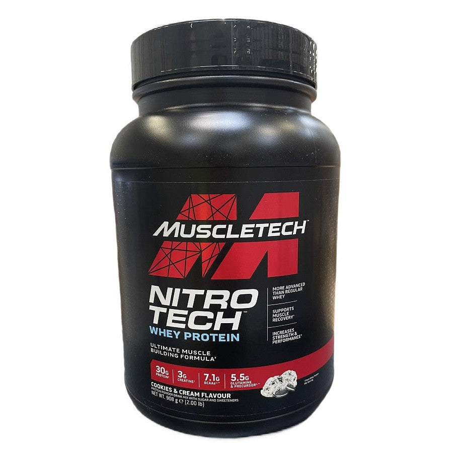 MuscleTech Nitro-Tech, Cookies & Cream (EAN 631656259995) - 908g