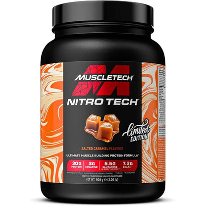 MuscleTech Nitro-Tech, Salted Caramel - 908g