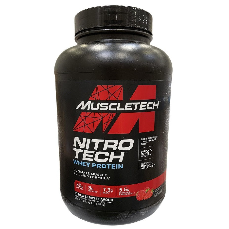 MuscleTech Nitro-Tech, Strawberry (EAN 631656260052) - 1820g