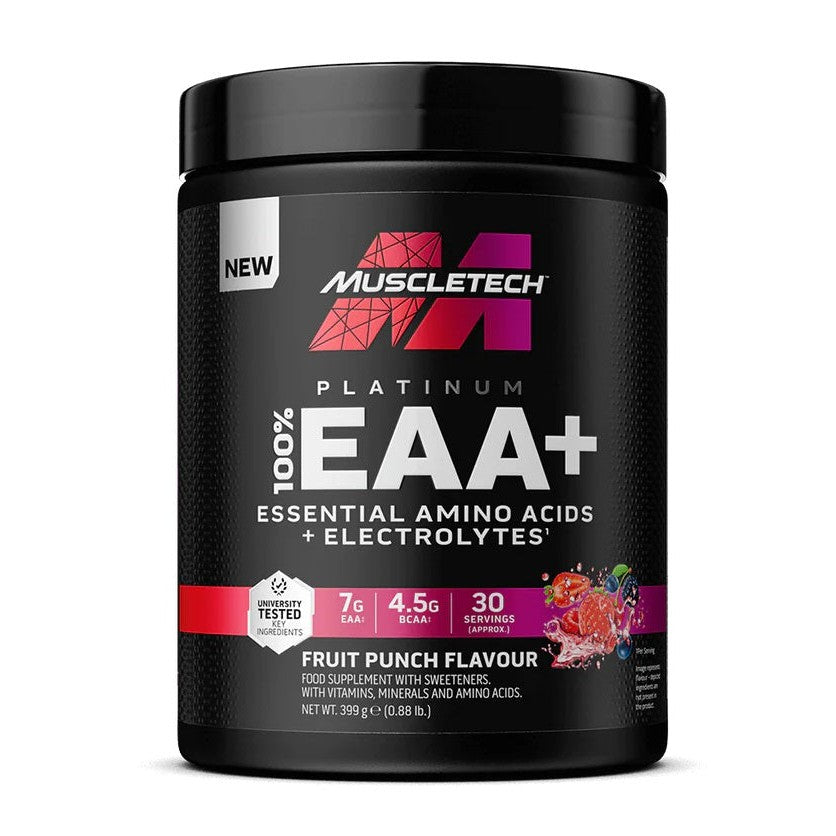 MuscleTech Platinum 100% EAA+, Fruit Punch - 399g