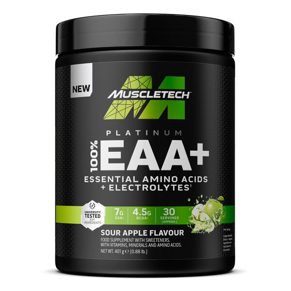 MuscleTech Platinum 100% EAA+, Sour Apple - 401g