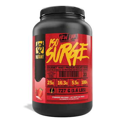 Mutant Iso Surge, Strawberry Milkshake - 727g