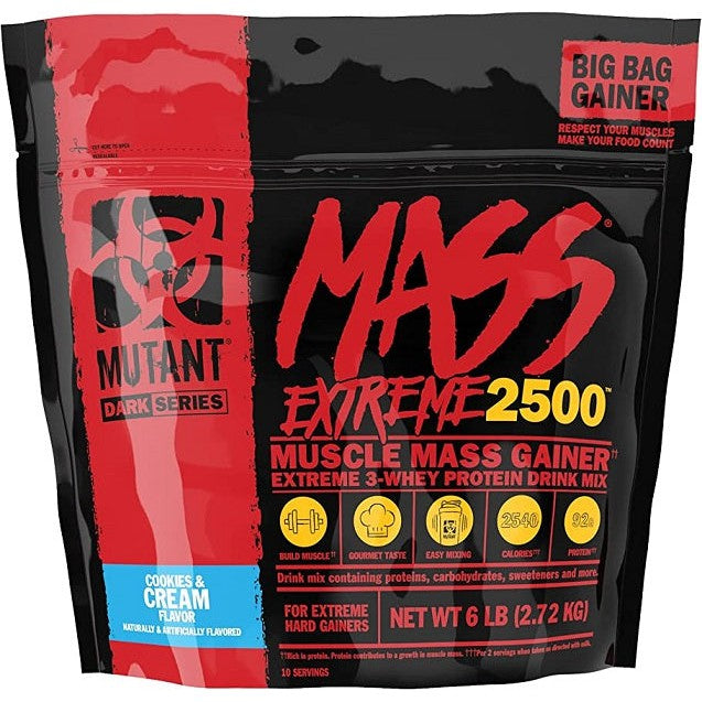 Mutant Mutant Mass Extreme 2500, Cookies & Cream - 2720g