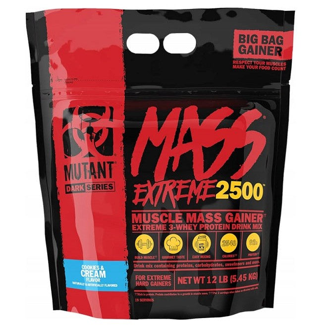 Mutant Mutant Mass Extreme 2500, Cookies & Cream - 5450g