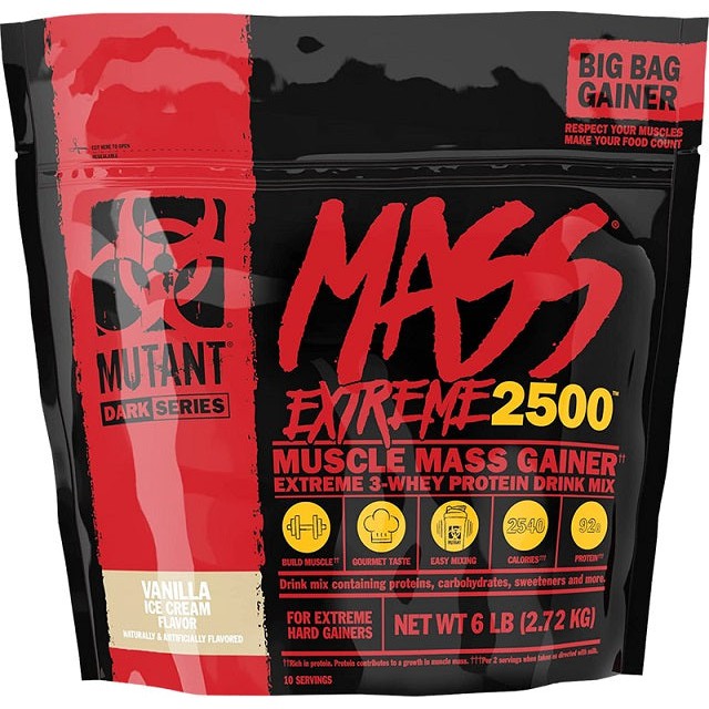 Mutant Mutant Mass Extreme 2500, Vanilla Ice Cream - 2720g