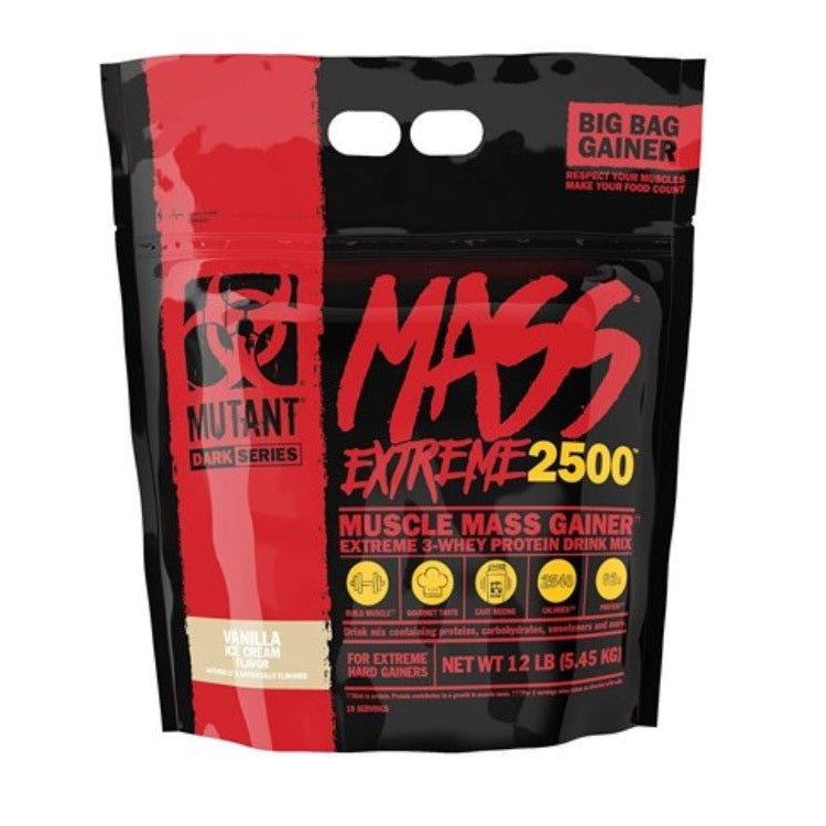 Mutant Mutant Mass Extreme 2500, Vanilla Ice Cream - 5450g