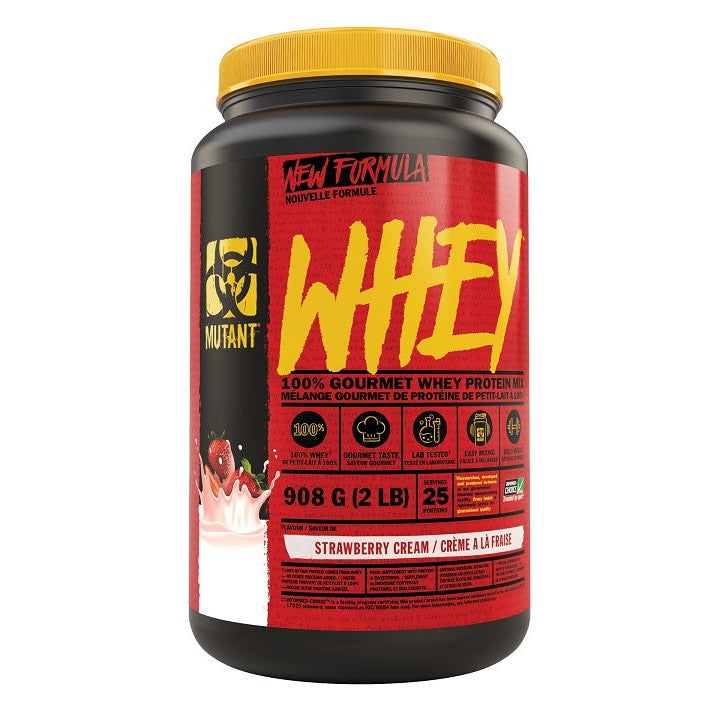 Mutant Mutant Whey, Strawberry Cream - 908g