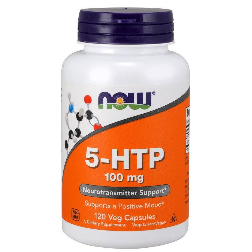 NOW Foods 5-HTP, 100mg - 120 vcaps