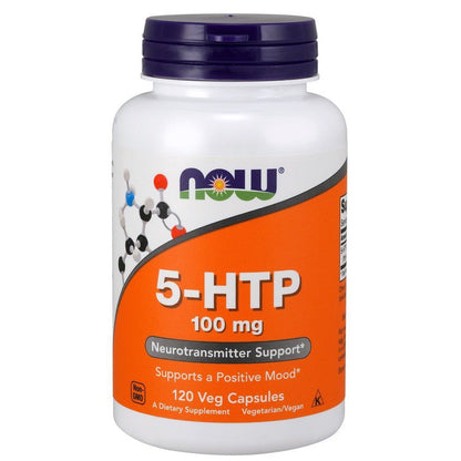 NOW Foods 5-HTP, 100mg - 120 vcaps
