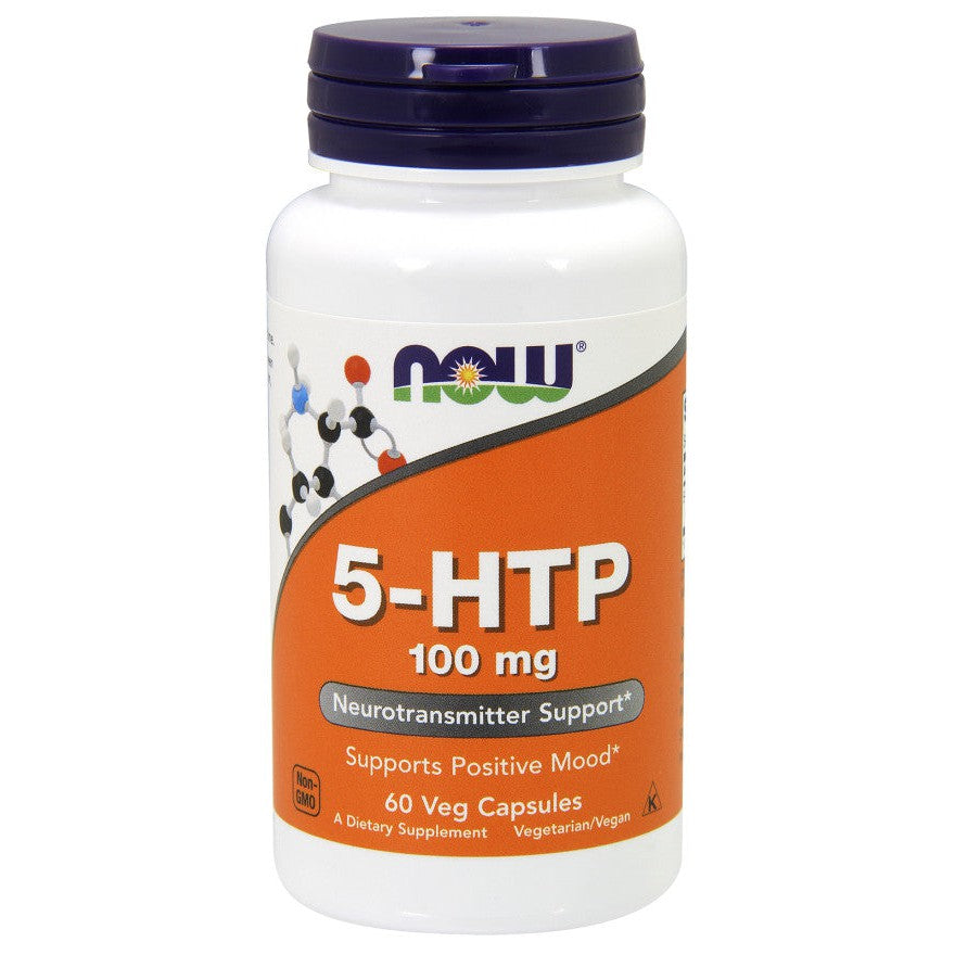 NOW Foods 5-HTP, 100mg - 60 vcaps