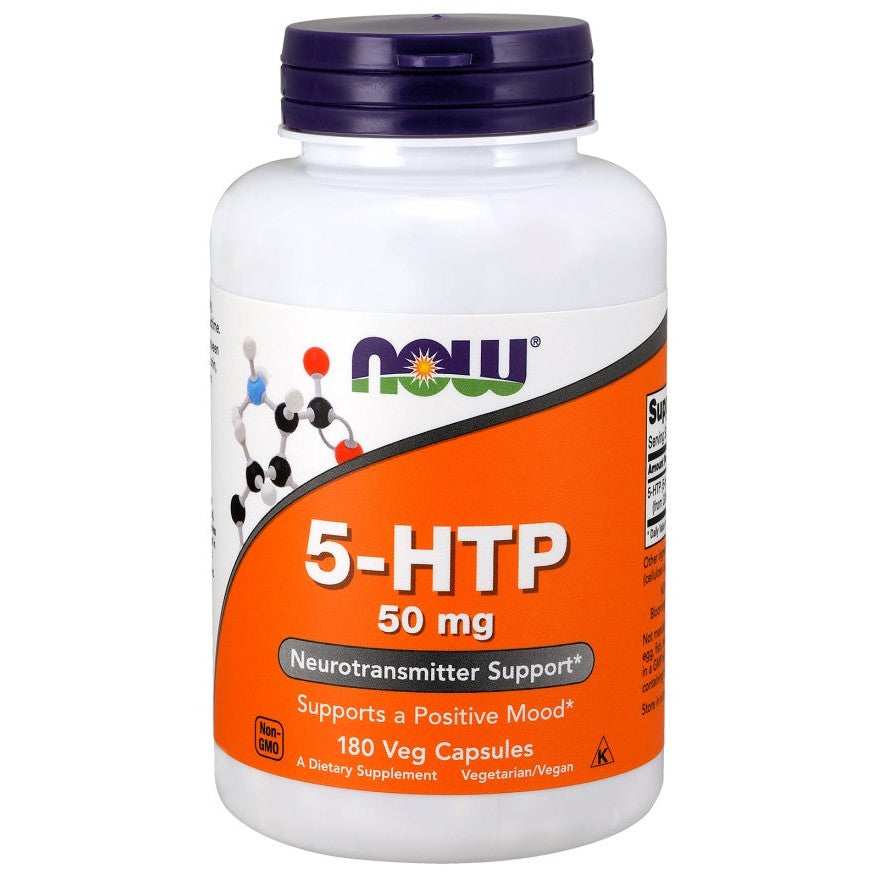NOW Foods 5-HTP, 50mg - 180 vcaps