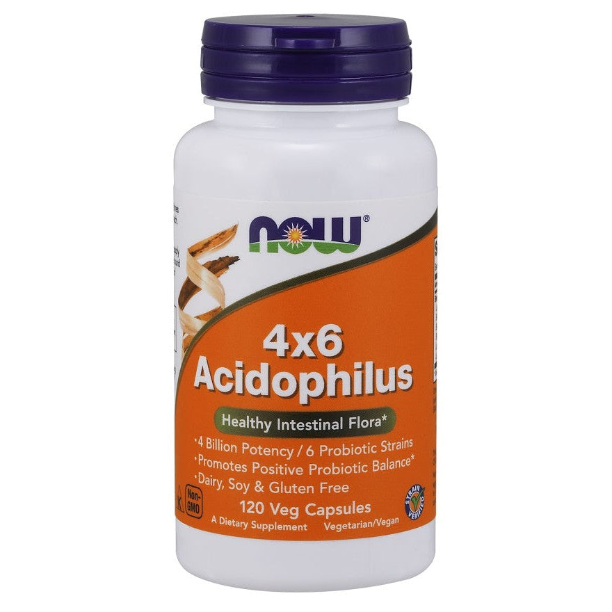 NOW Foods Acidophilus 4X6 - 120 vcaps