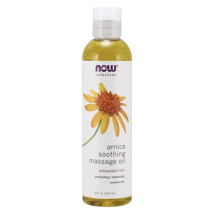 NOW Foods Arnica Soothing Massage Oil - 237 ml.