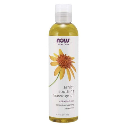 NOW Foods Arnica Soothing Massage Oil - 237 ml.