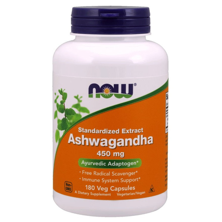 NOW Foods Ashwagandha Extract, 450mg - 180 vcaps