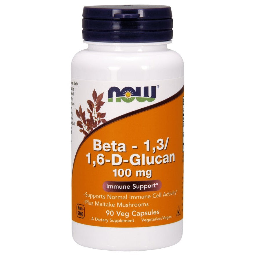 NOW Foods Beta - 1,3/1,6-D-Glucan, 100mg - 90 vcaps
