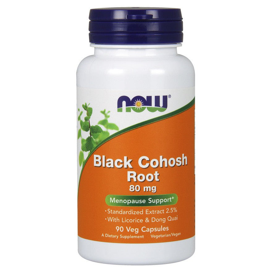 NOW Foods Black Cohosh Root, 80mg - 90 vcaps