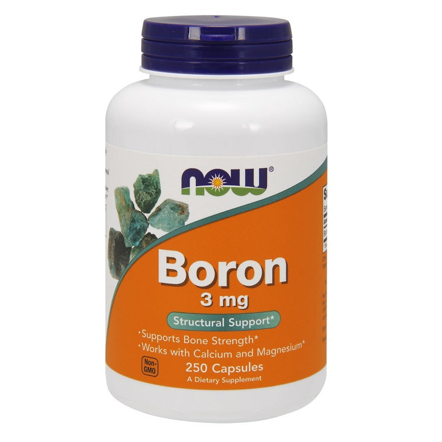 NOW Foods Boron, 3mg - 250 caps