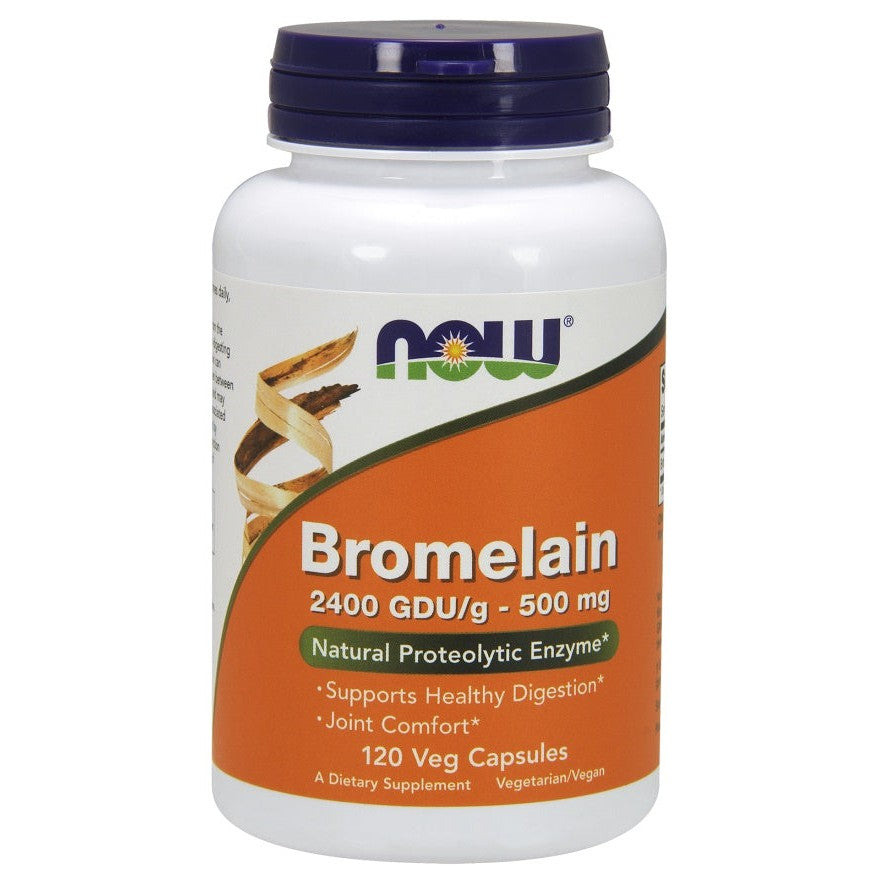 NOW Foods Bromelain, 500mg - 120 vcaps