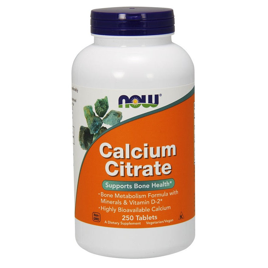 NOW Foods Calcium Citrate with Minerals & Vitamin D-2 - 250 tabs