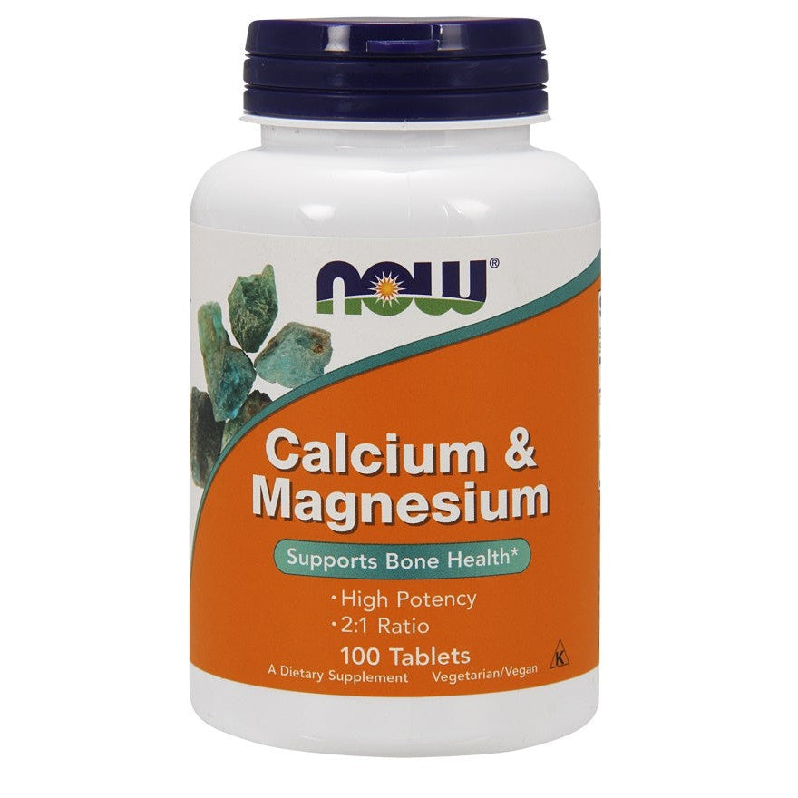 NOW Foods Calcium & Magnesium - 100 tablets
