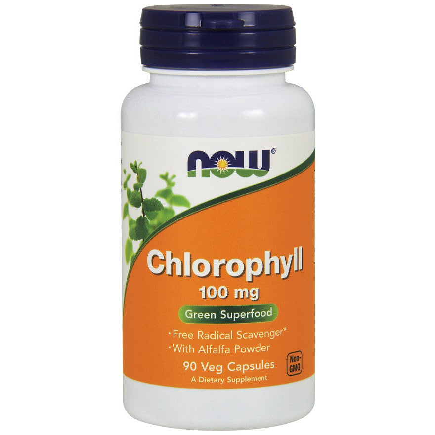 NOW Foods Chlorophyll, 100mg - 90 vcaps