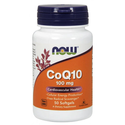 NOW Foods CoQ10, 100mg - 50 softgels