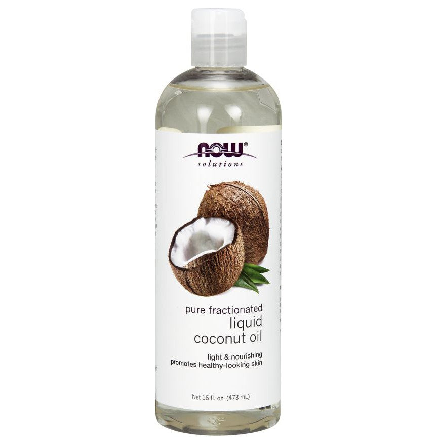 NOW Foods Coconut Oil, Liquid Pure Fractionated - 473 ml.