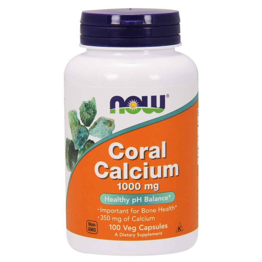 NOW Foods Coral Calcium, 1000mg - 100 vcaps