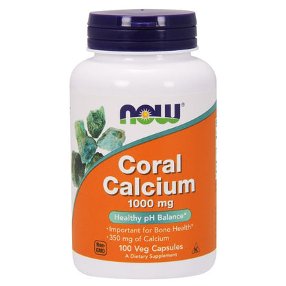 NOW Foods Coral Calcium, 1000mg - 100 vcaps