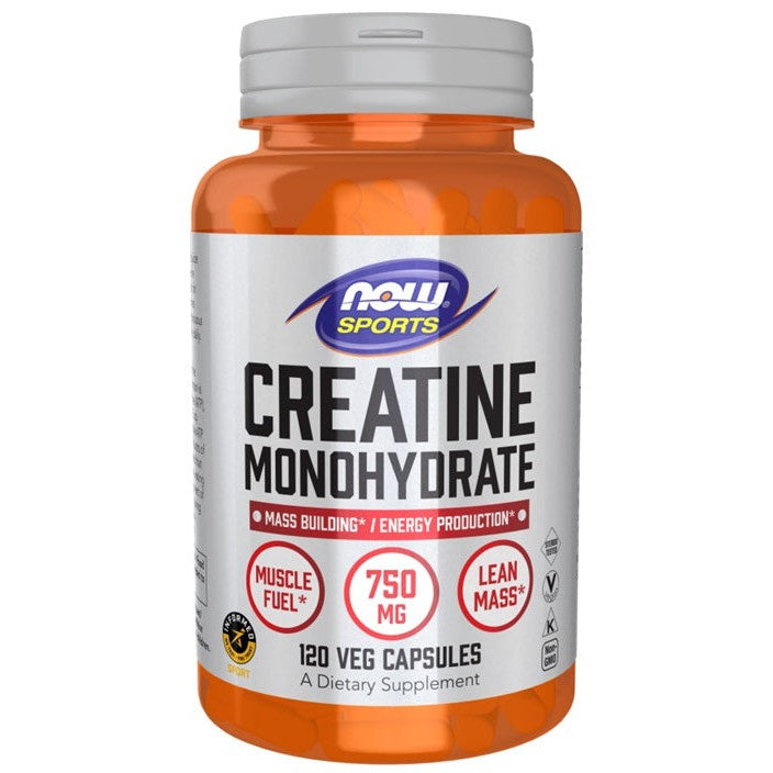NOW Foods Creatine Monohydrate, 750mg - 120 vcaps