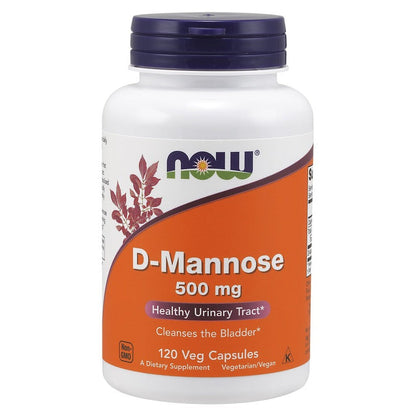 NOW Foods D-Mannose, 500mg - 240 vcaps