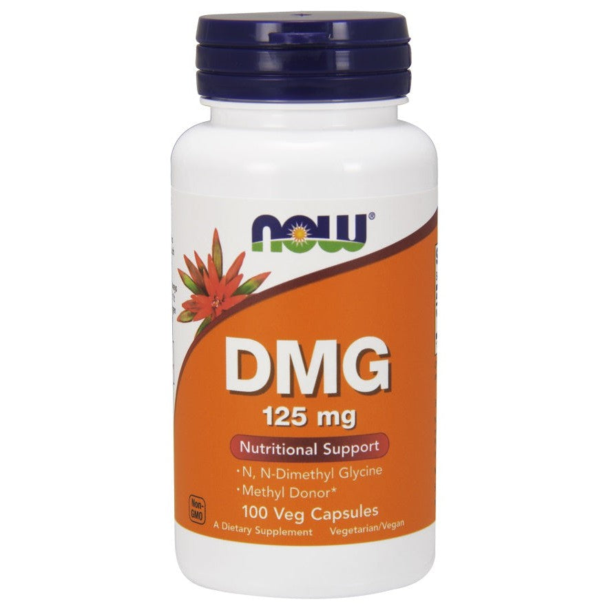 NOW Foods DMG (Dimethylglycine), 125mg - 100 vcaps