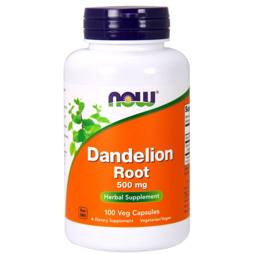 NOW Foods Dandelion Root, 500mg - 100 vcaps