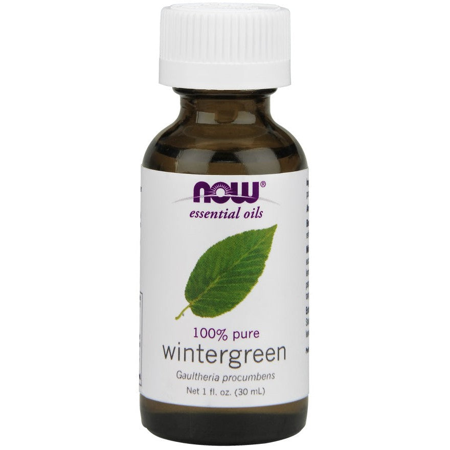 NOW Foods Essential Oil, Wintergreen Oil - 30 ml.