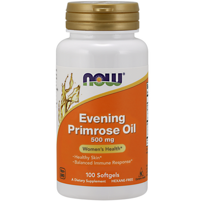 NOW Foods Evening Primrose Oil, 500mg - 100 softgels