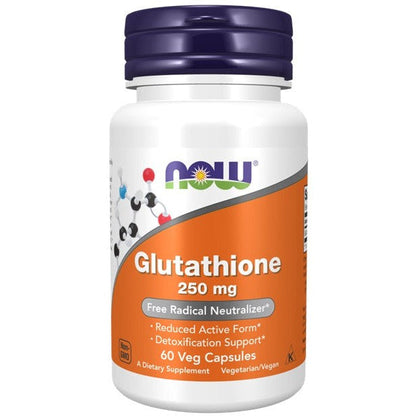 NOW Foods Glutathione, 250mg - 60 vcaps