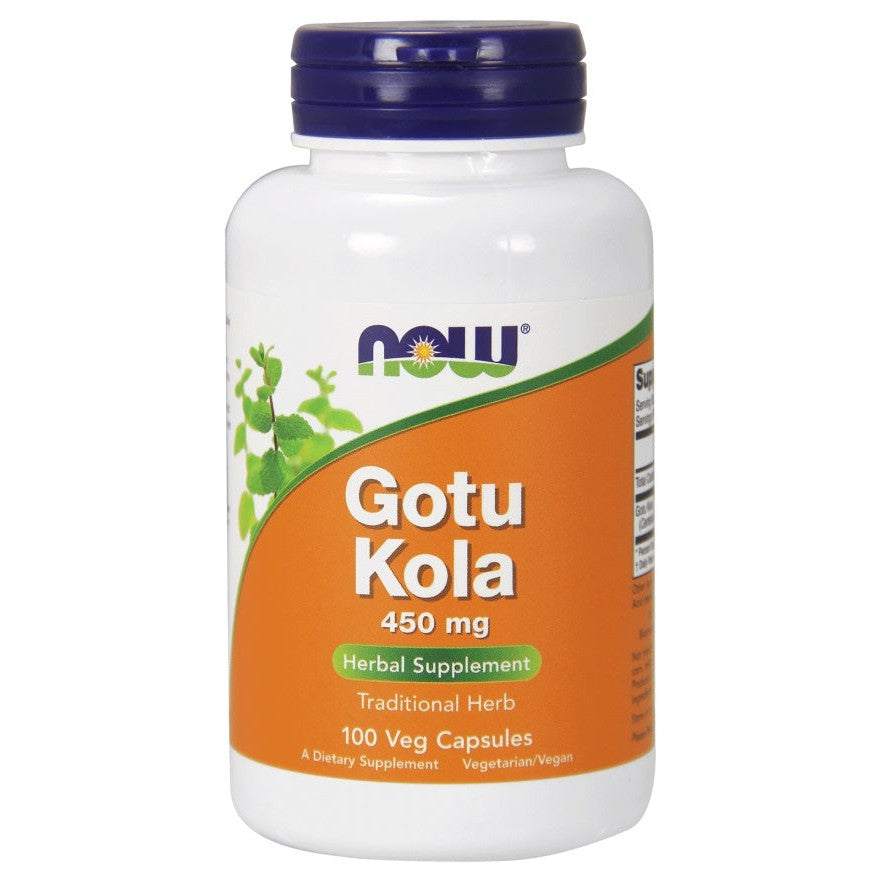 NOW Foods Gotu Kola, 450mg - 100 vcaps