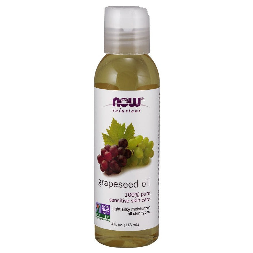 NOW Foods Grapeseed Oil - 118 ml.