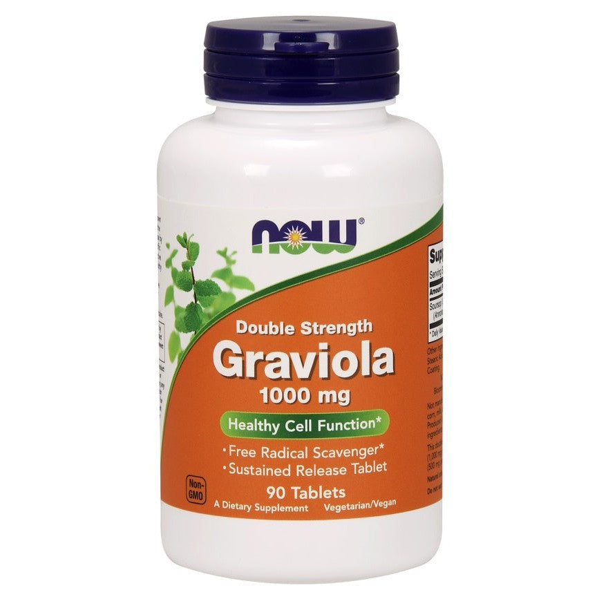 NOW Foods Graviola, 1000mg - 90 tabs