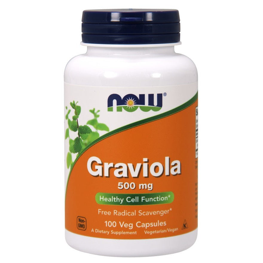 NOW Foods Graviola, 500mg - 100 vcaps