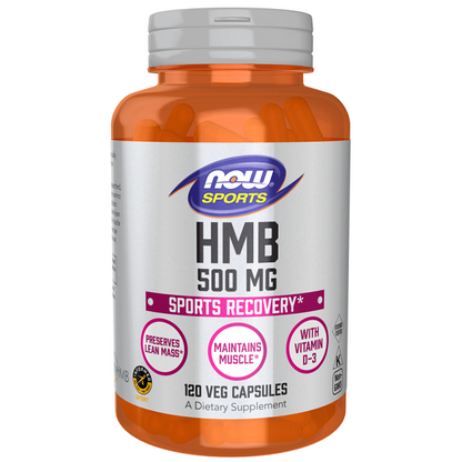 NOW Foods HMB, 500mg - 120 vcaps