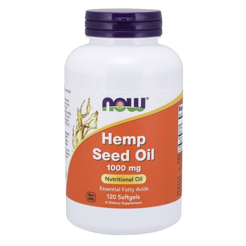 NOW Foods Hemp Seed Oil, 1000mg - 120 softgels